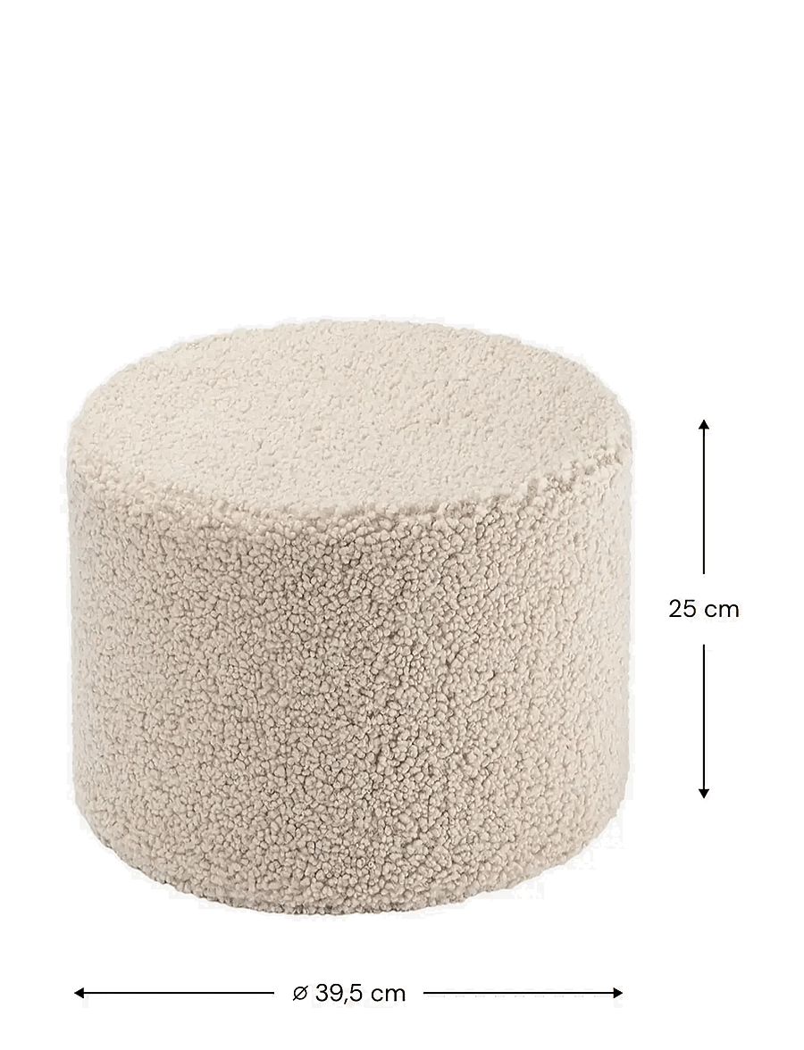 Wigiwama - Pouffe teddy - puhvetid ja tugitoolid - biscuit - 2