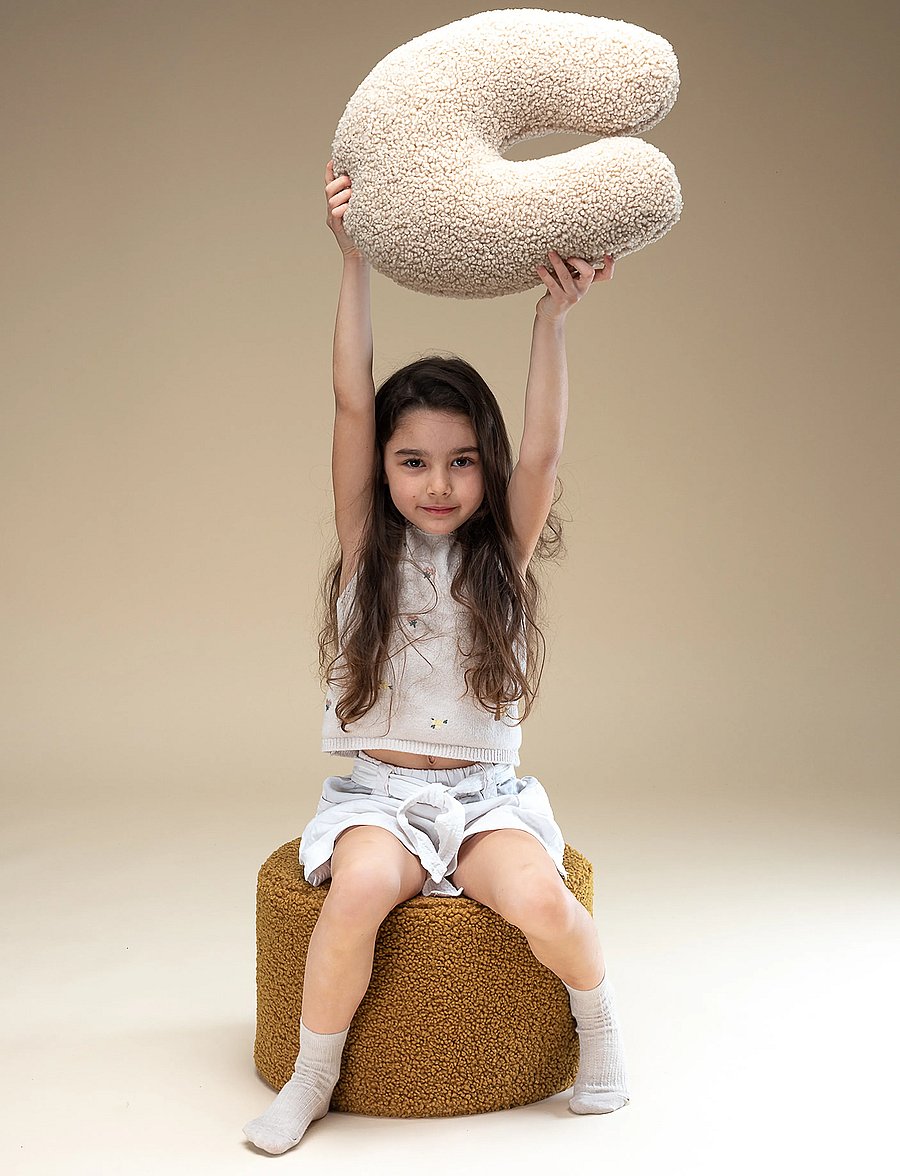 Wigiwama - Pouffe teddy - poufs & lehnstühle - maple - 3