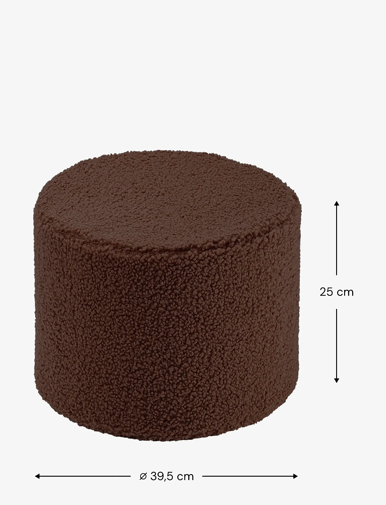 Wigiwama - Pouffe teddy - puhvetid ja tugitoolid - warm hazel - 2