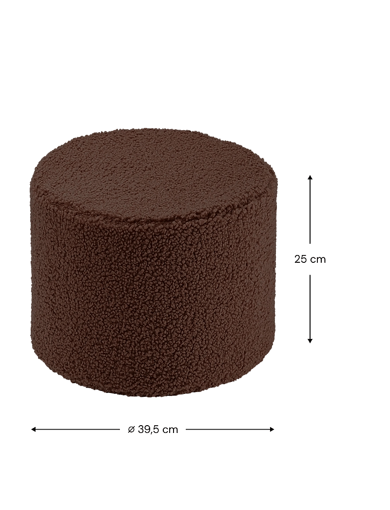 Wigiwama - Pouffe teddy - puhvetid ja tugitoolid - warm hazel - 2