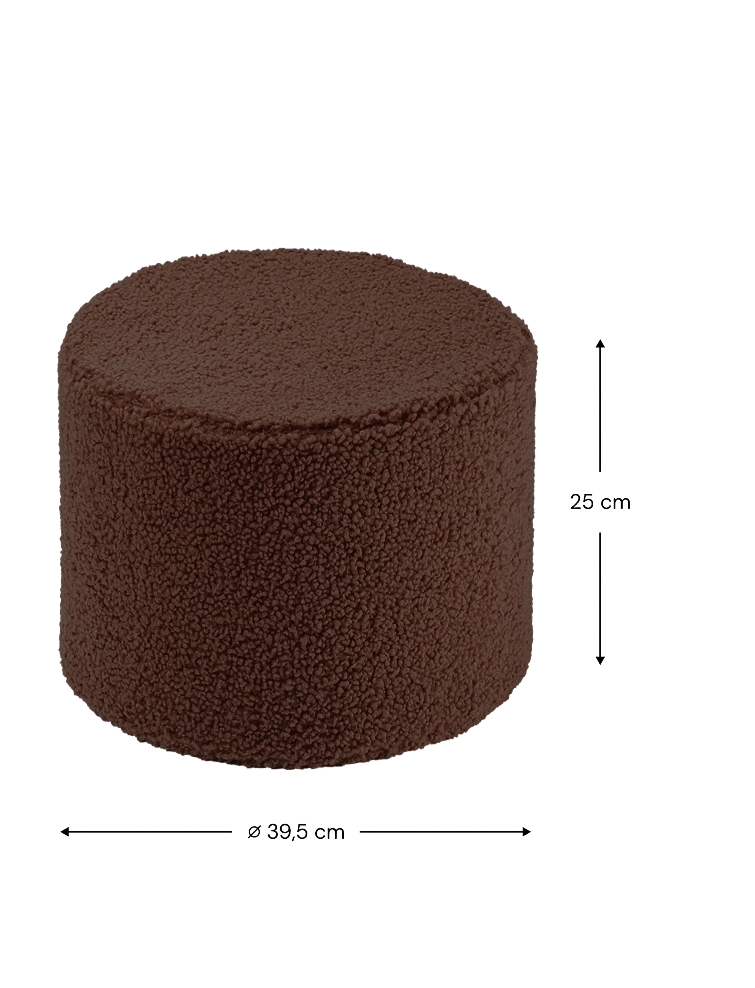 Wigiwama - Pouffe teddy - poufs & lehnstühle - warm hazel - 2