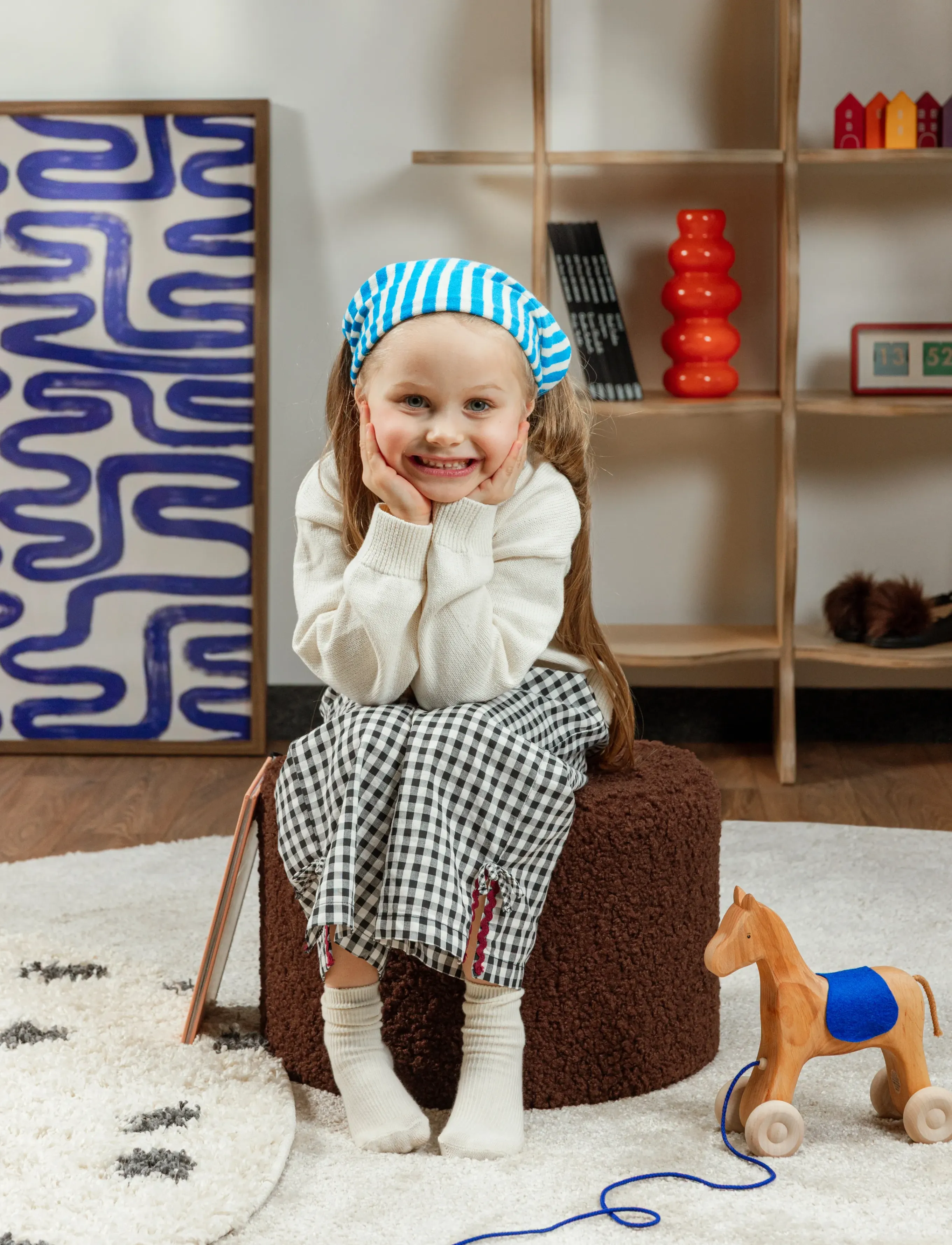 Wigiwama - Pouffe teddy - poufs & lehnstühle - warm hazel - 4