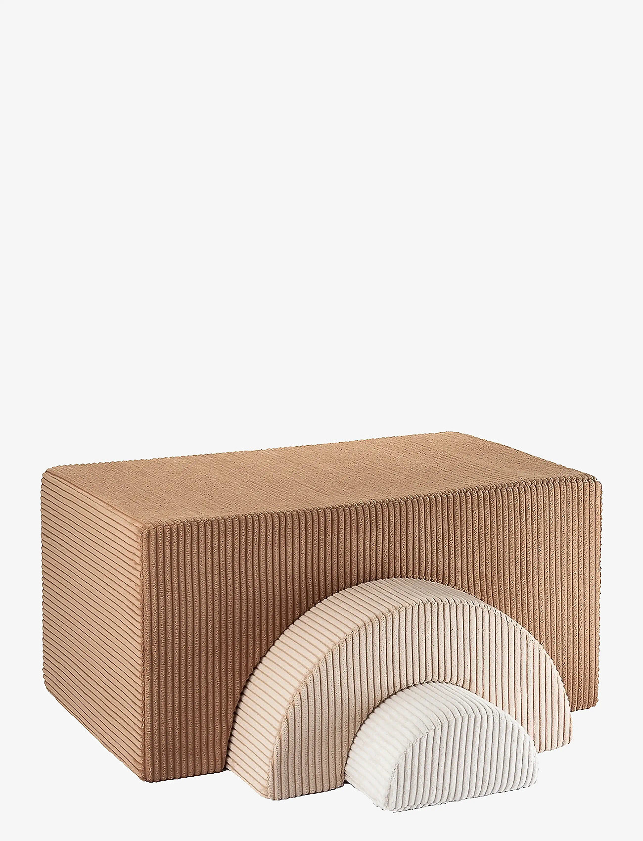 Wigiwama - Rainbow Playset corduroy - möbel für die motorik - toffee - 1