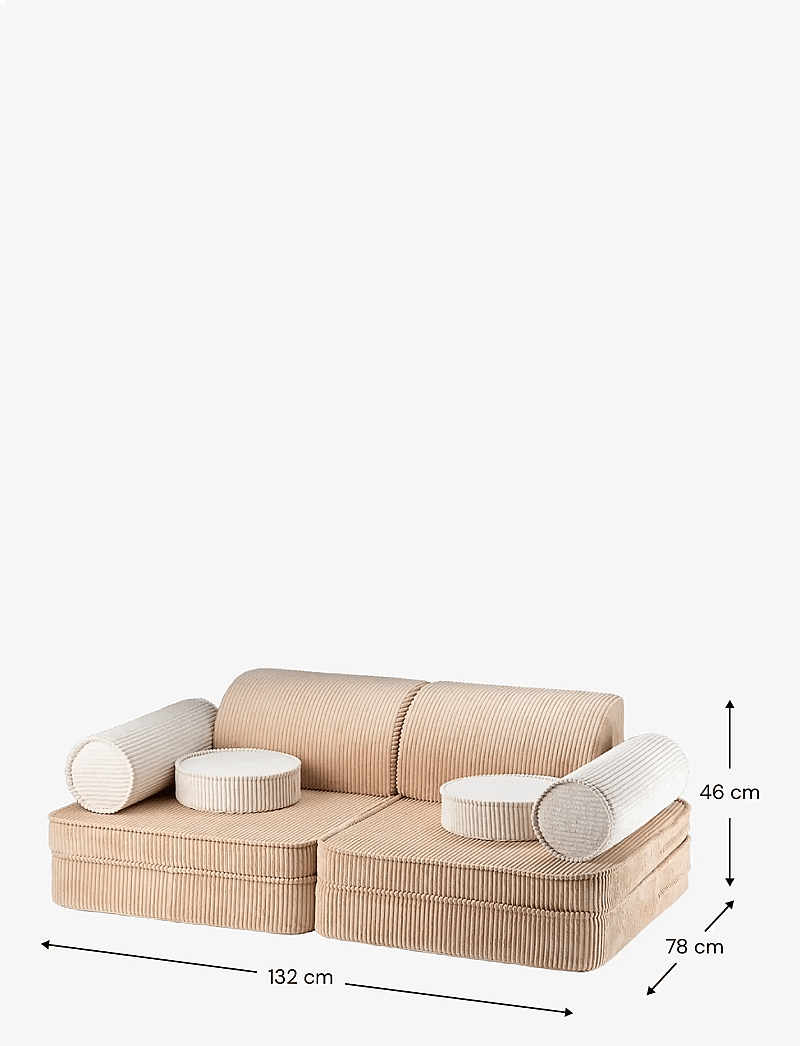 Wigiwama - Settee corduroy - möbel - brown sugar - 4