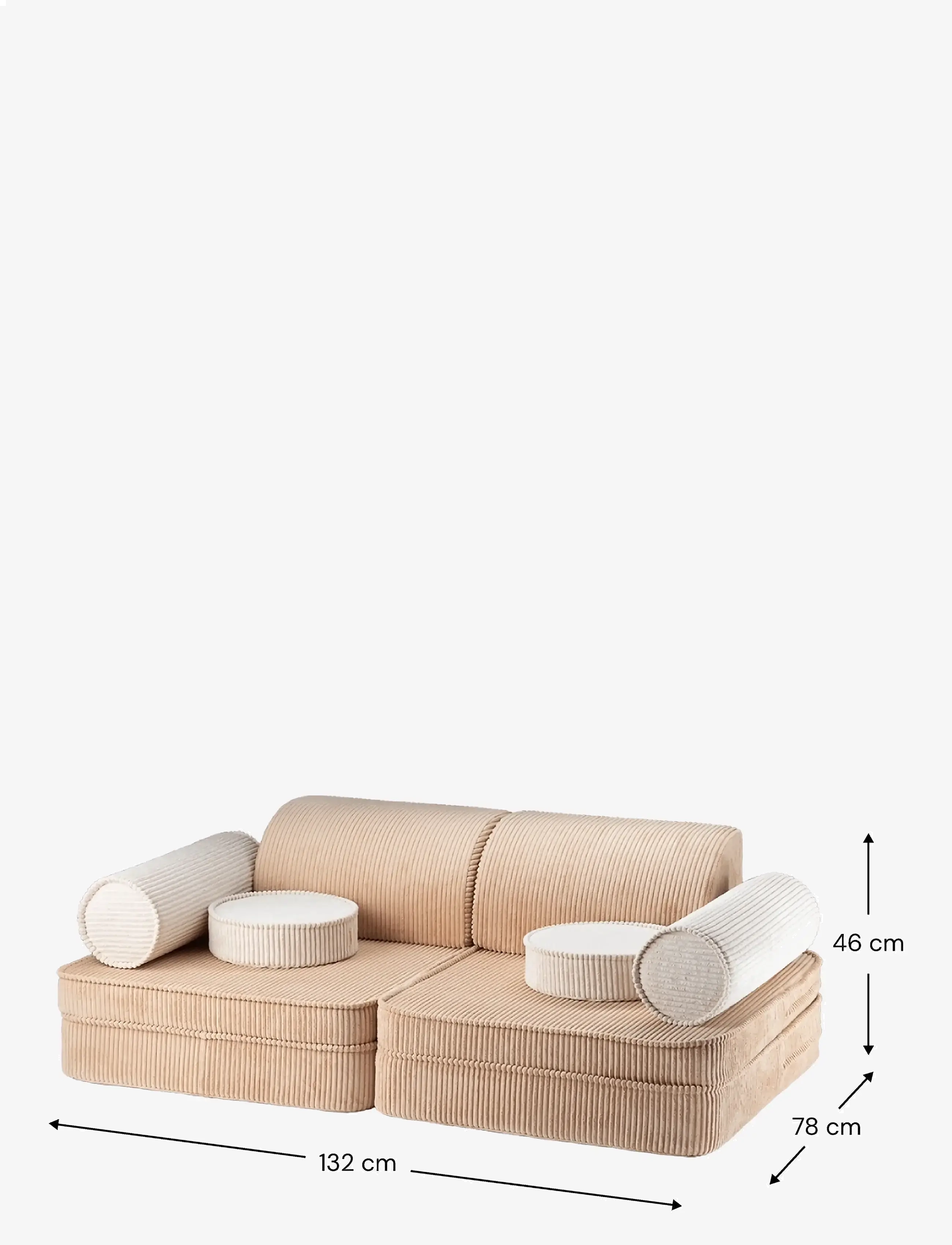Wigiwama - Settee corduroy - møbler - brown sugar - 4