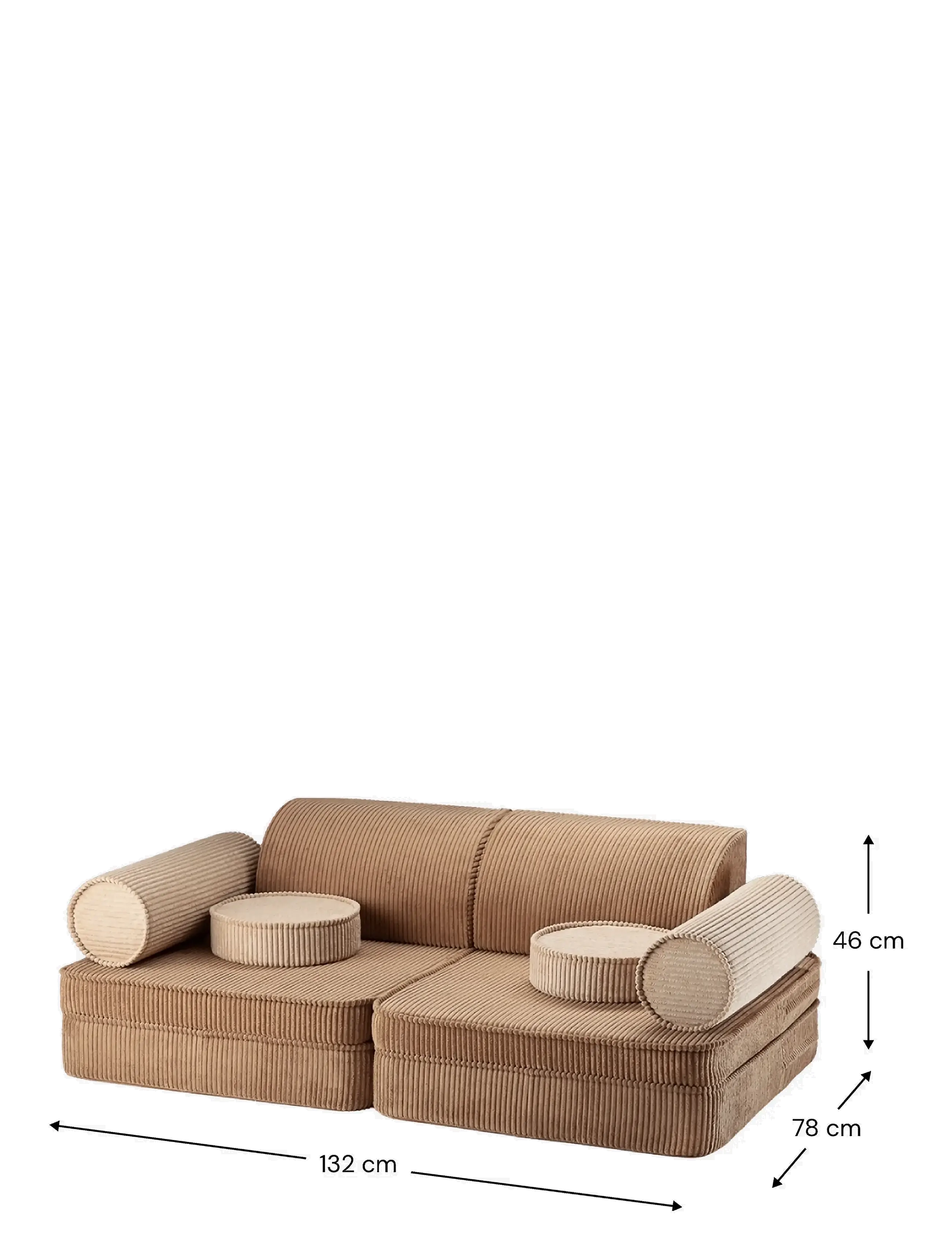 Wigiwama - Settee corduroy - möbel - toffee - 4