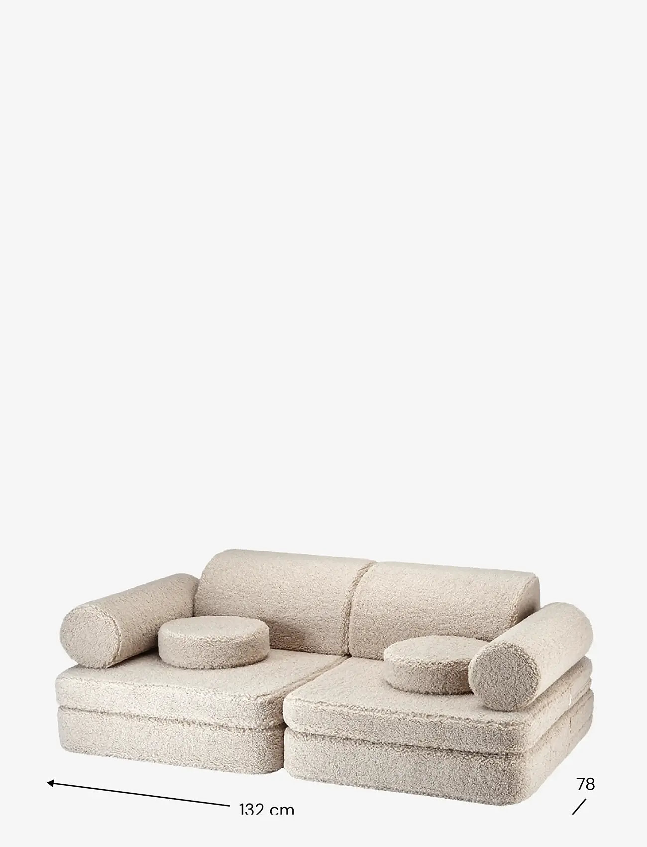 Wigiwama - Settee teddy - möbler - biscuit - 2