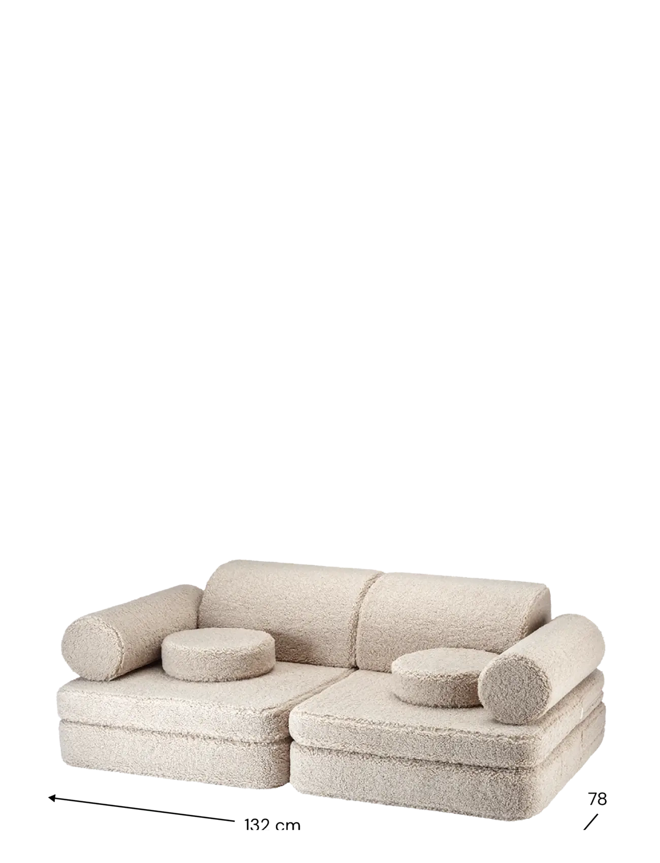 Wigiwama - Settee teddy - møbler - biscuit - 2