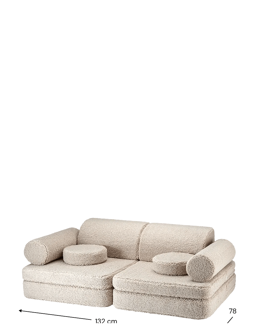 Wigiwama - Settee teddy - möbler - biscuit - 2