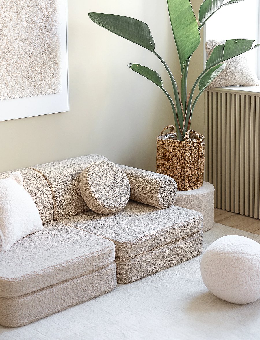Wigiwama - Settee teddy - möbler - biscuit - 0
