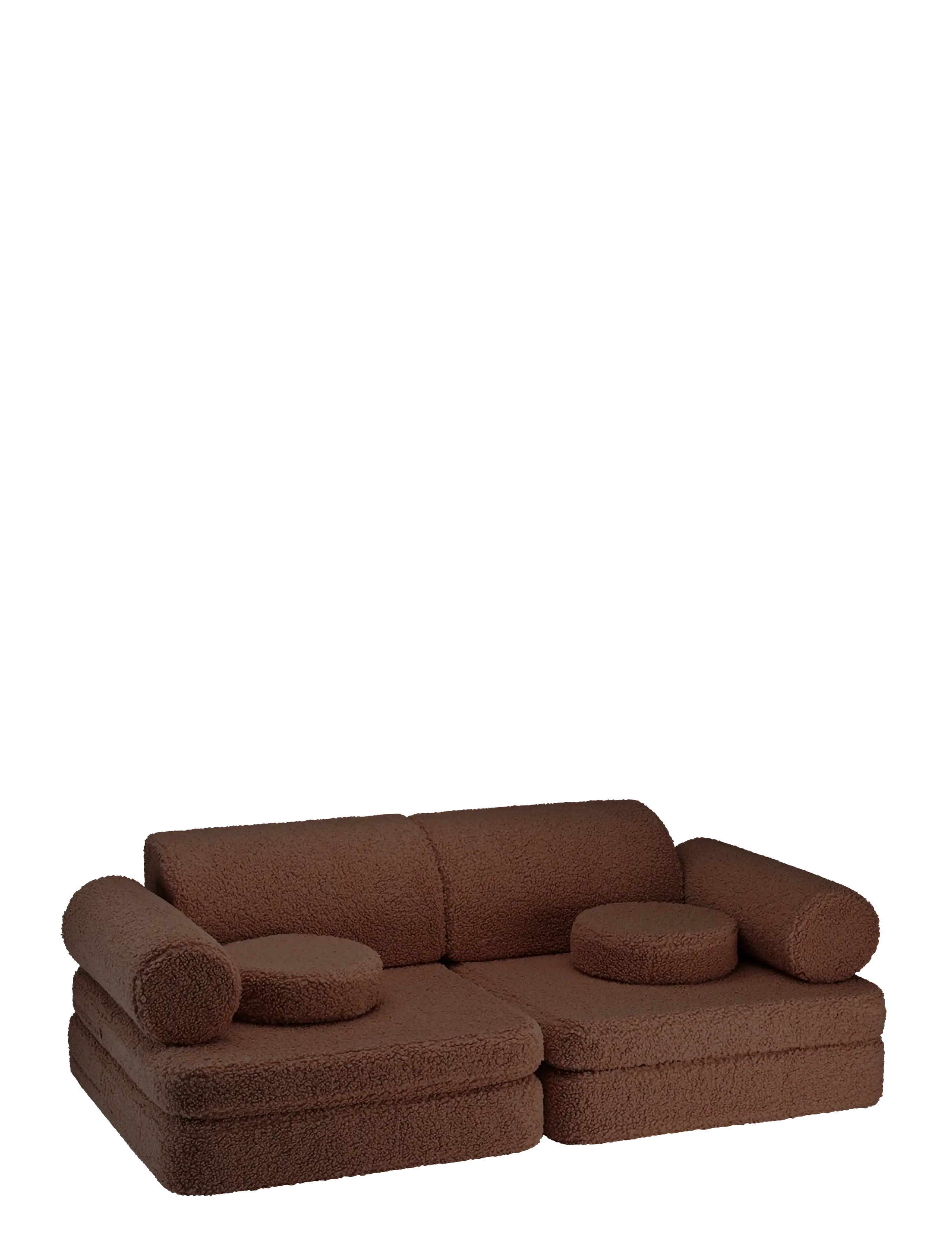Wigiwama Settee Teddy, Sofas, Brun, Str: 136X 78X 46CM