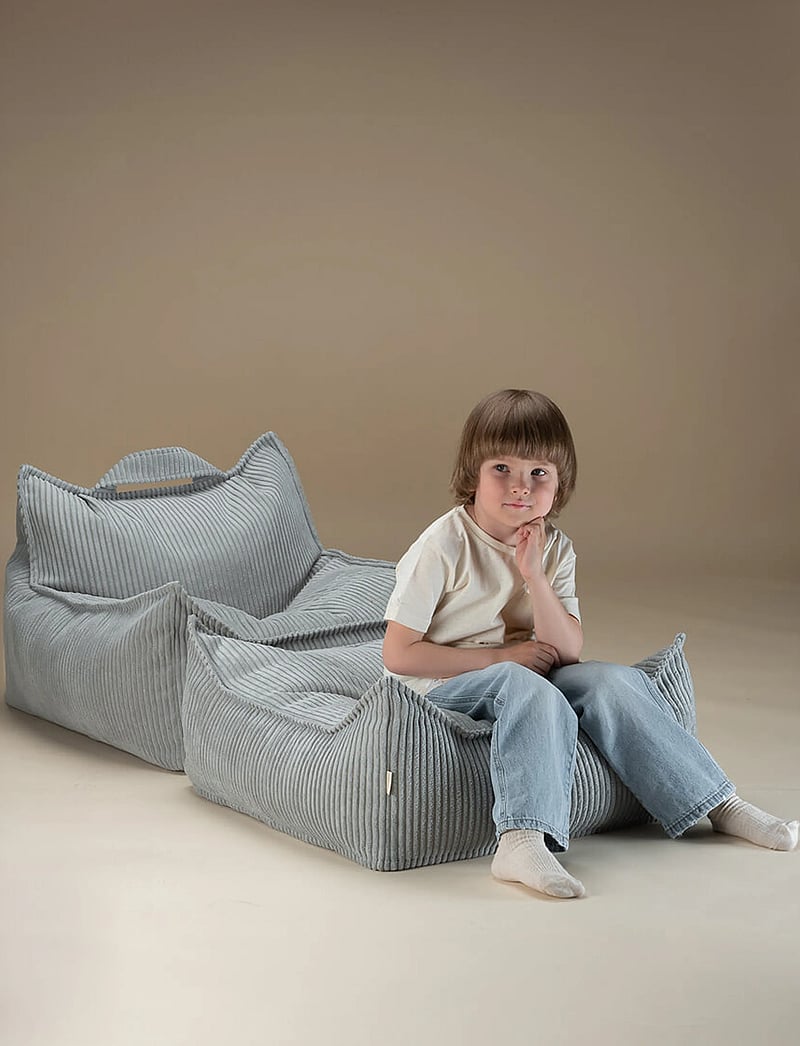 Wigiwama - Square Ottoman corduroy - poufs - peppermint green - 3