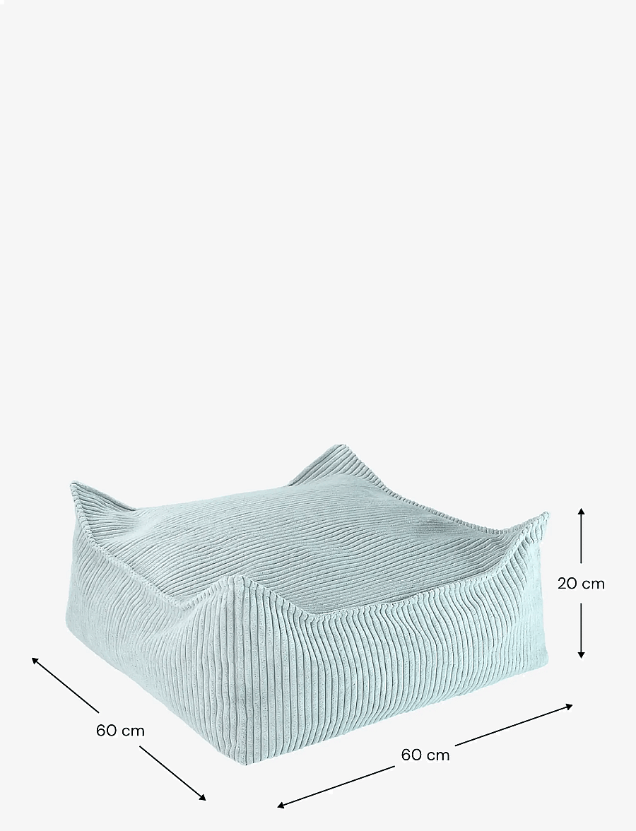 Wigiwama - Square Ottoman corduroy - poufs & lehnstühle - peppermint green - 2