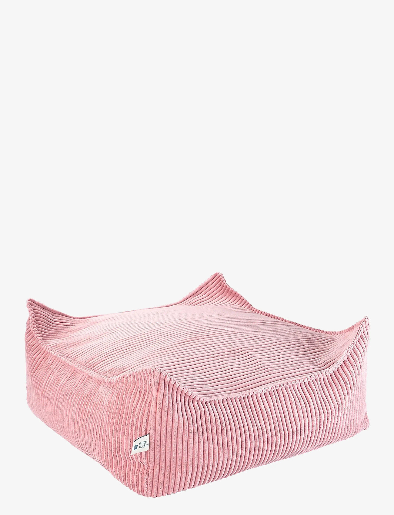 Wigiwama - Square Ottoman corduroy - poufs - pink mousse - 1