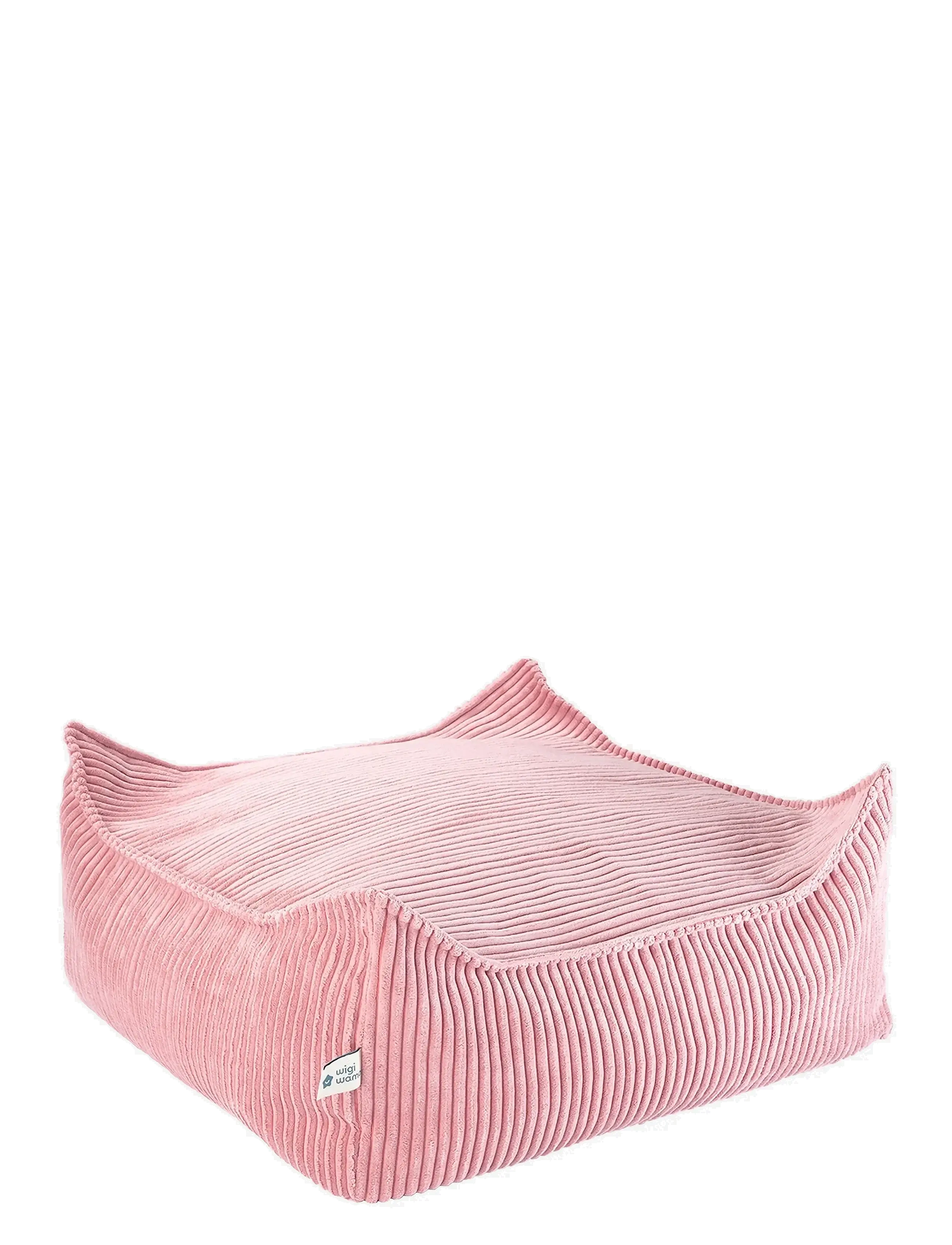 Wigiwama Square Ottoman corduroy - App deal - PINK MOUSSE / pink/rose