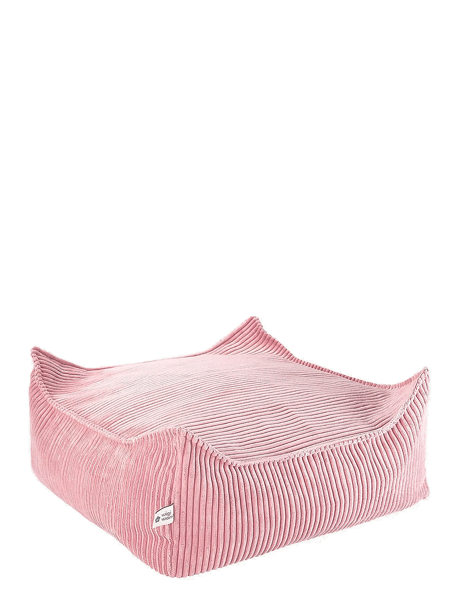 Wigiwama - Square Ottoman corduroy - poufs & lehnstühle - pink mousse - 1