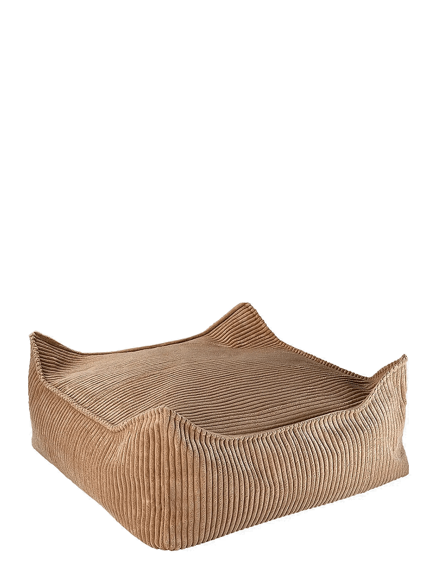 Wigiwama - Square Ottoman corduroy - poufs & lehnstühle - toffee - 1