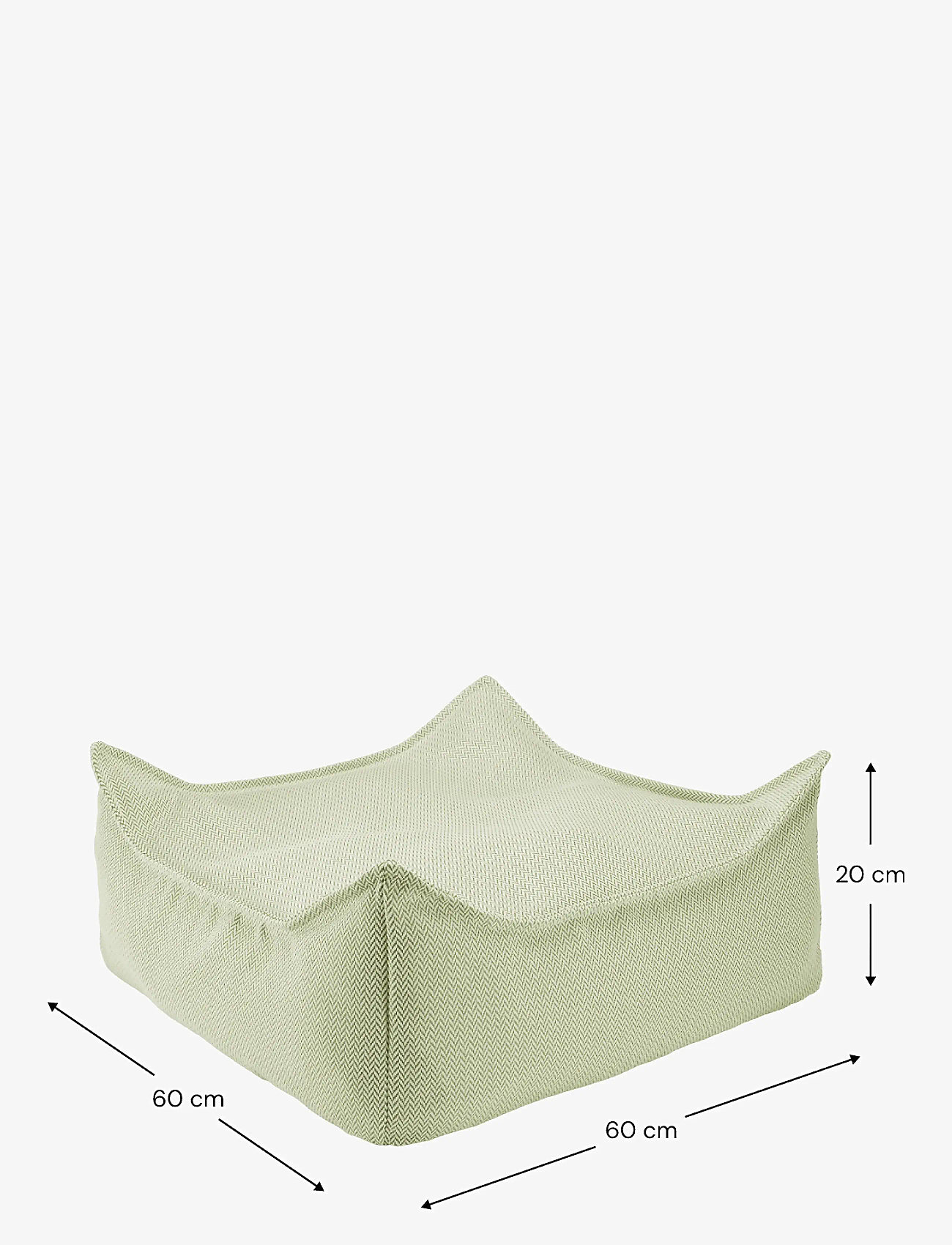 Wigiwama - Herba Outdoor Square Ottoman - havemøbler - herba - 2