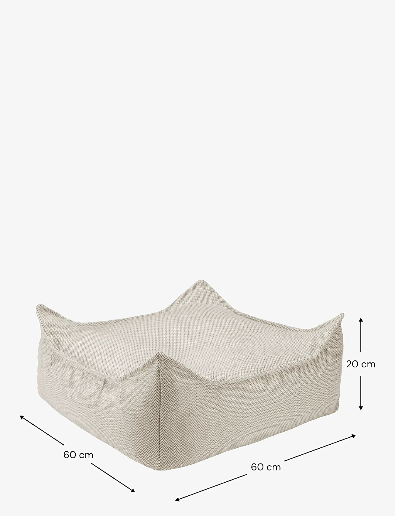 Wigiwama - Herba Outdoor Square Ottoman - outdoor furniture - terra - 2