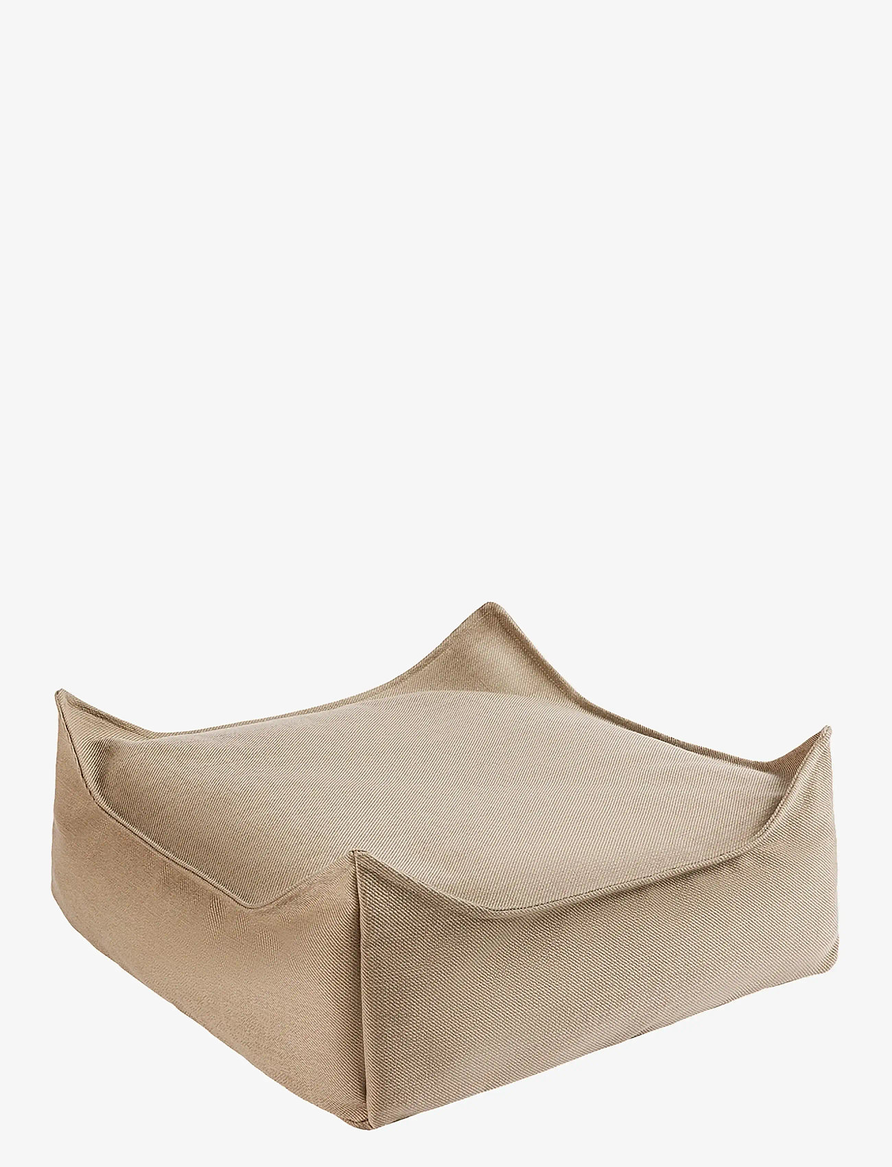 Wigiwama - Seashell Outdoor Square Ottoman - outdoor furniture - dune - 1