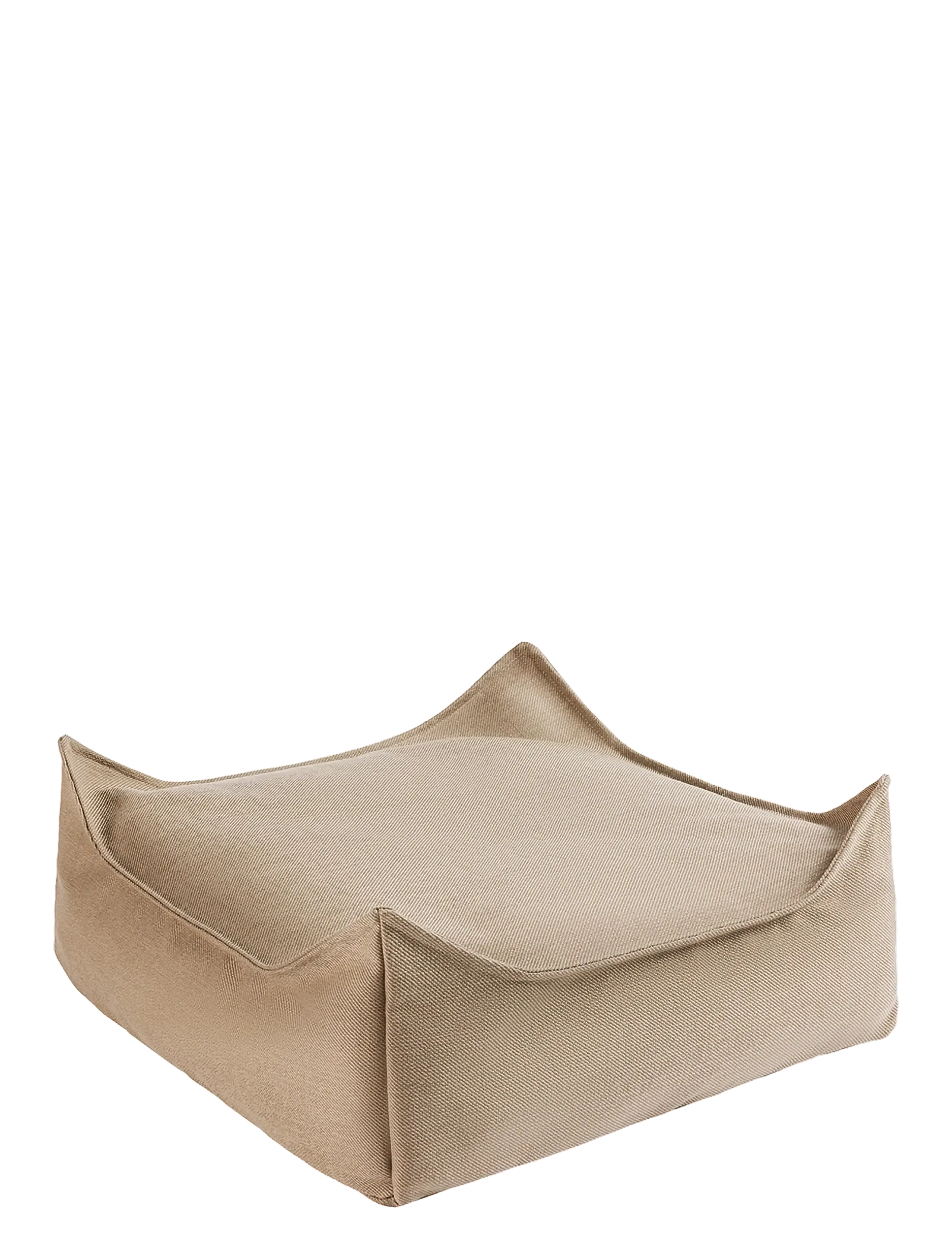 Wigiwama Seashell Outdoor Square Ottoman - Kids home - DUNE / beige