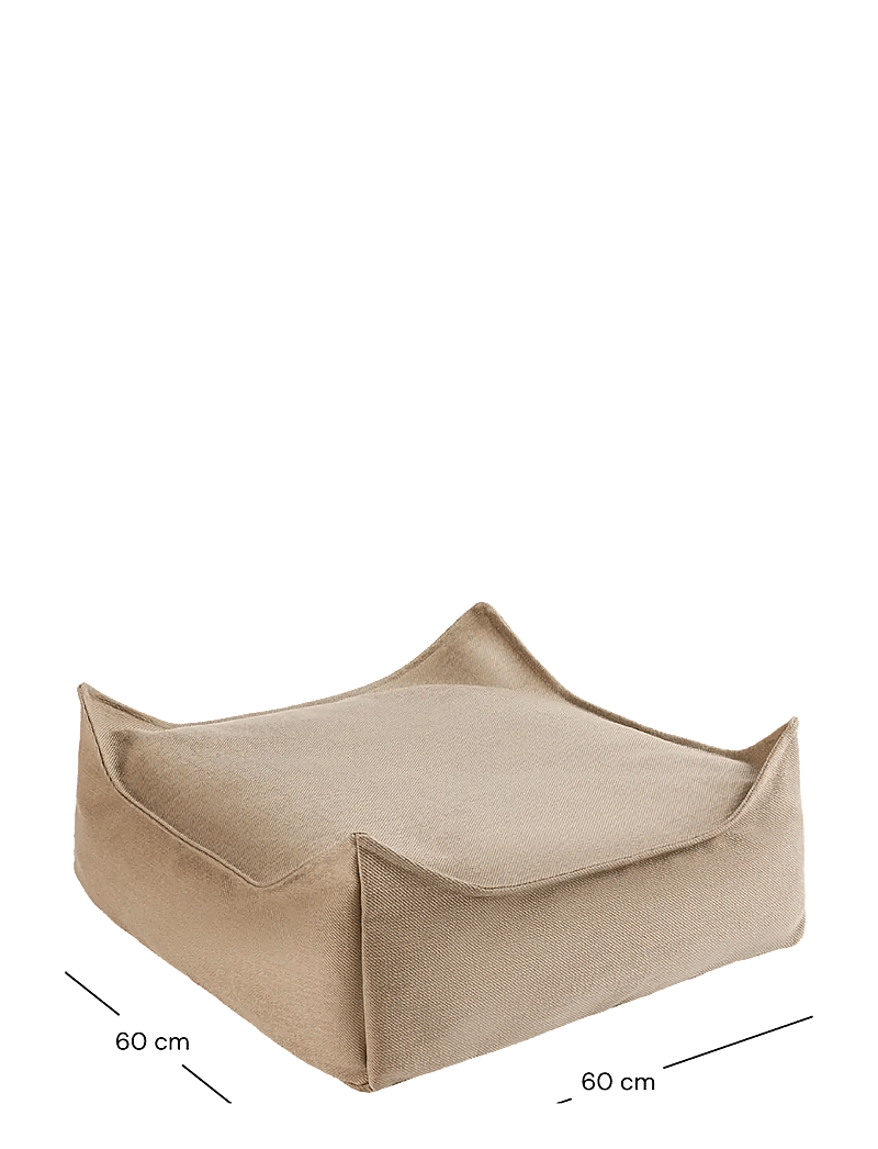 Wigiwama - Seashell Outdoor Square Ottoman - välimööbel - dune - 2
