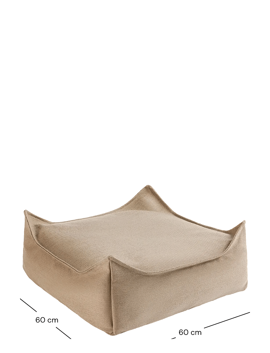 Wigiwama - Seashell Outdoor Square Ottoman - outdoor-möbel - dune - 2