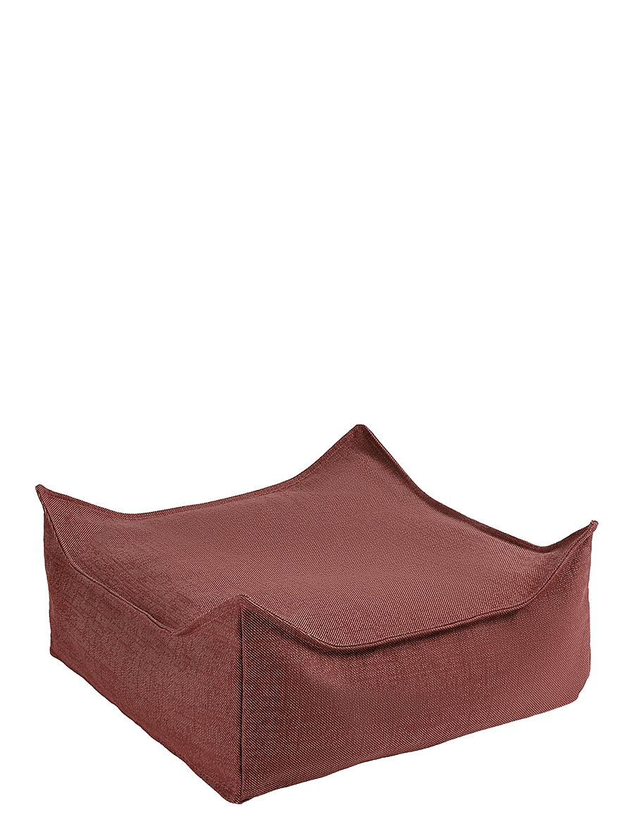 Wigiwama - Seashell Outdoor Square Ottoman - outdoor-möbel - pomegranate - 1