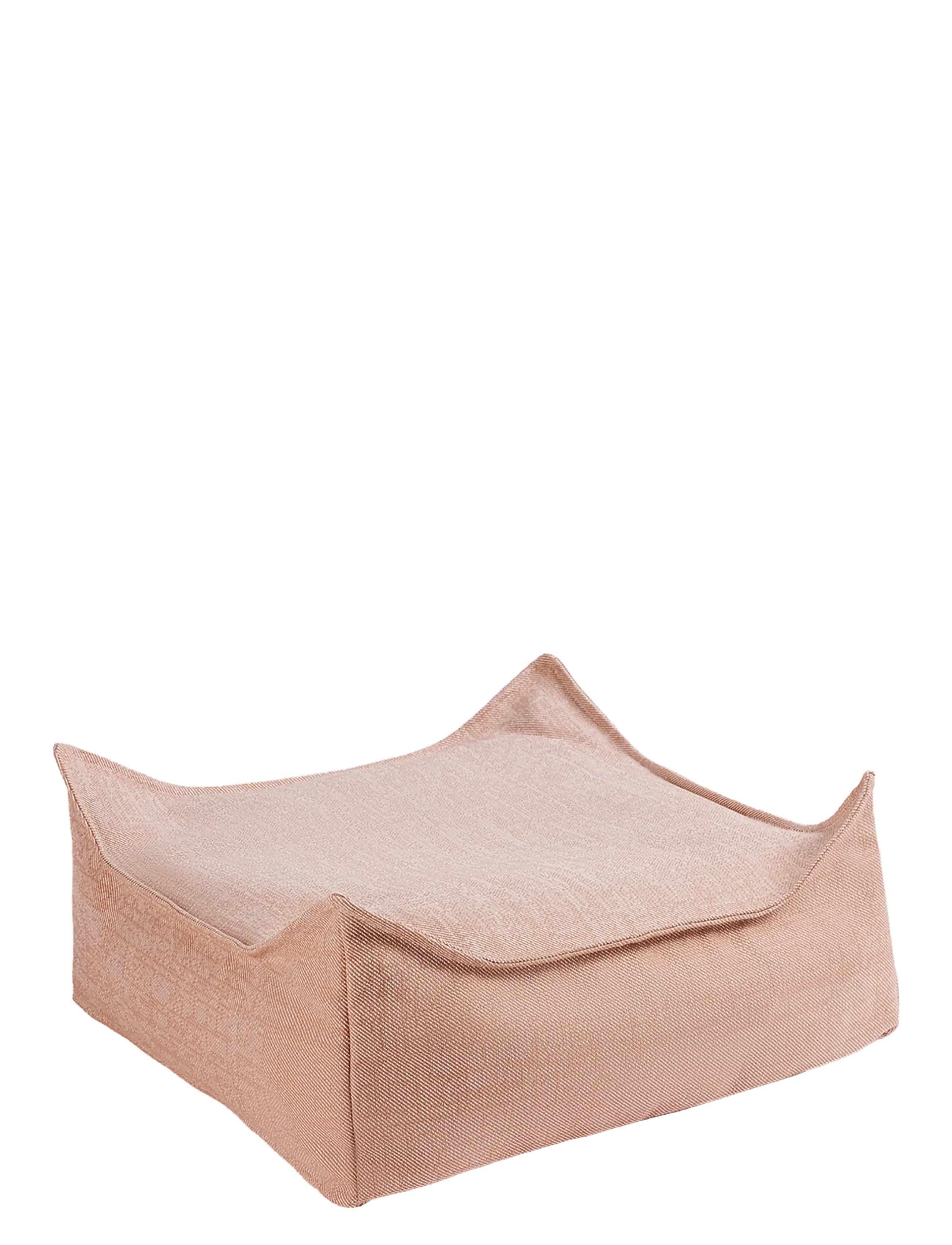 Wigiwama Pomegranate Outdoor Square Ottoman, Outdoor Furniture, Pink, Str: 60X 60X 20CM
