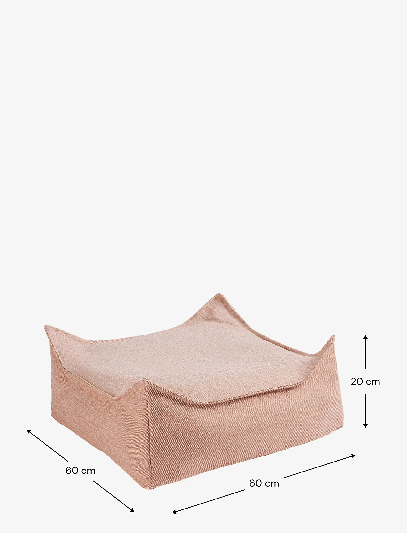 Wigiwama - Seashell Outdoor Square Ottoman - välimööbel - seashell - 2