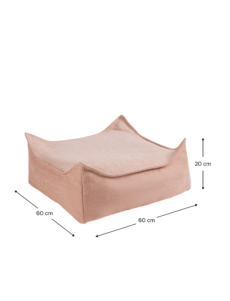 Wigiwama - Seashell Outdoor Square Ottoman - välimööbel - seashell - 2