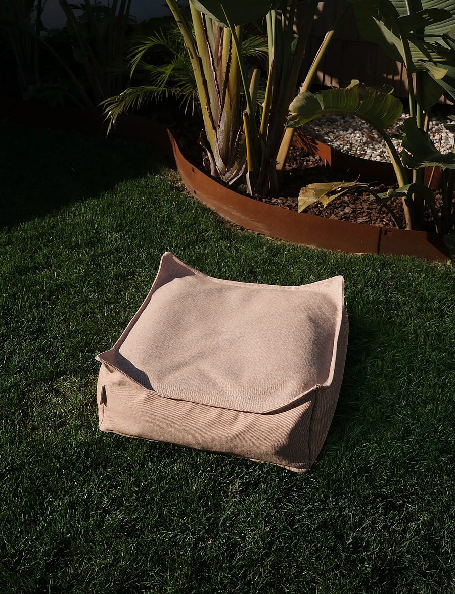 Wigiwama - Seashell Outdoor Square Ottoman - outdoor-möbel - seashell - 5