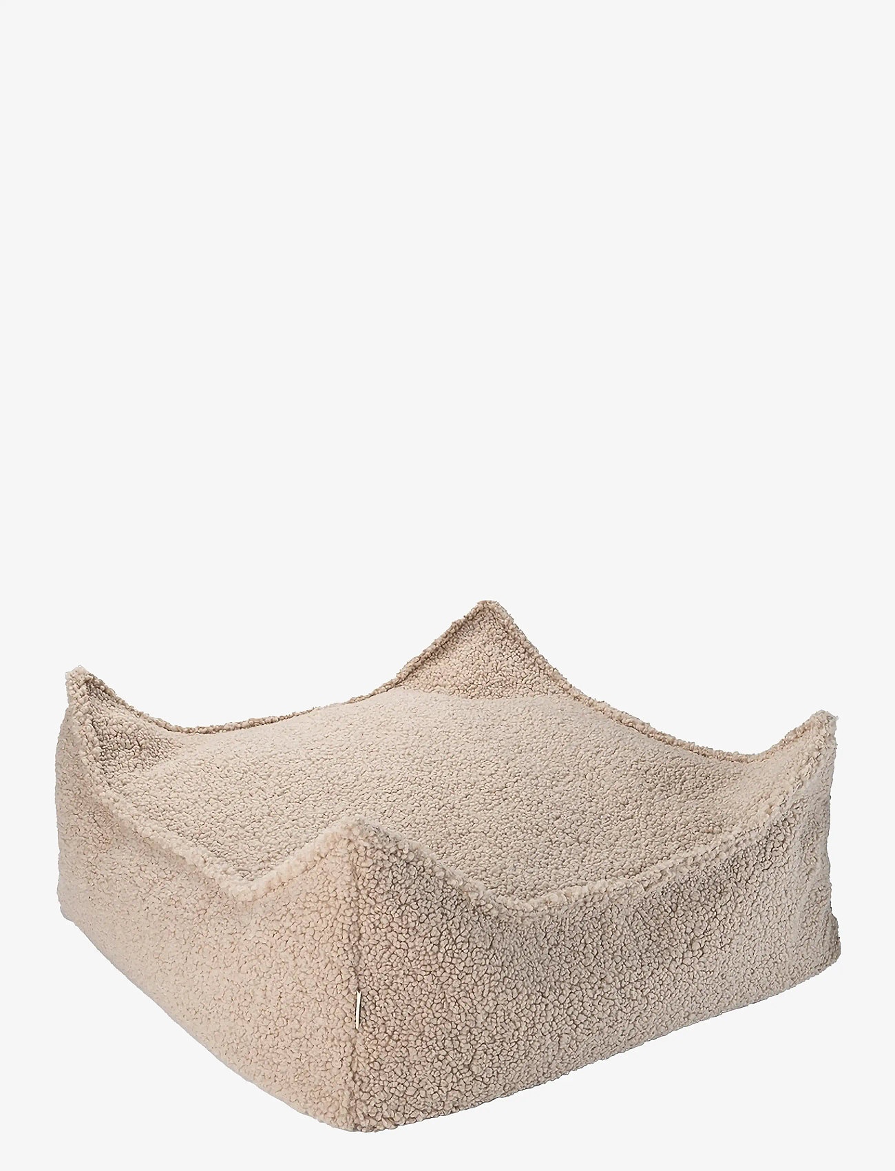 Wigiwama - Square Ottoman teddy - poefs - biscuit - 1