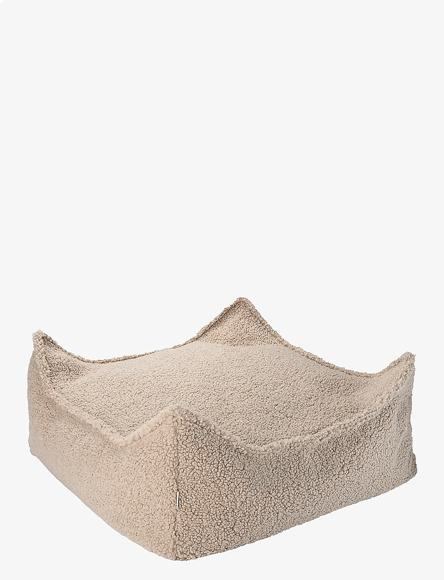 Wigiwama - Square Ottoman teddy - poufs & lehnstühle - biscuit - 1