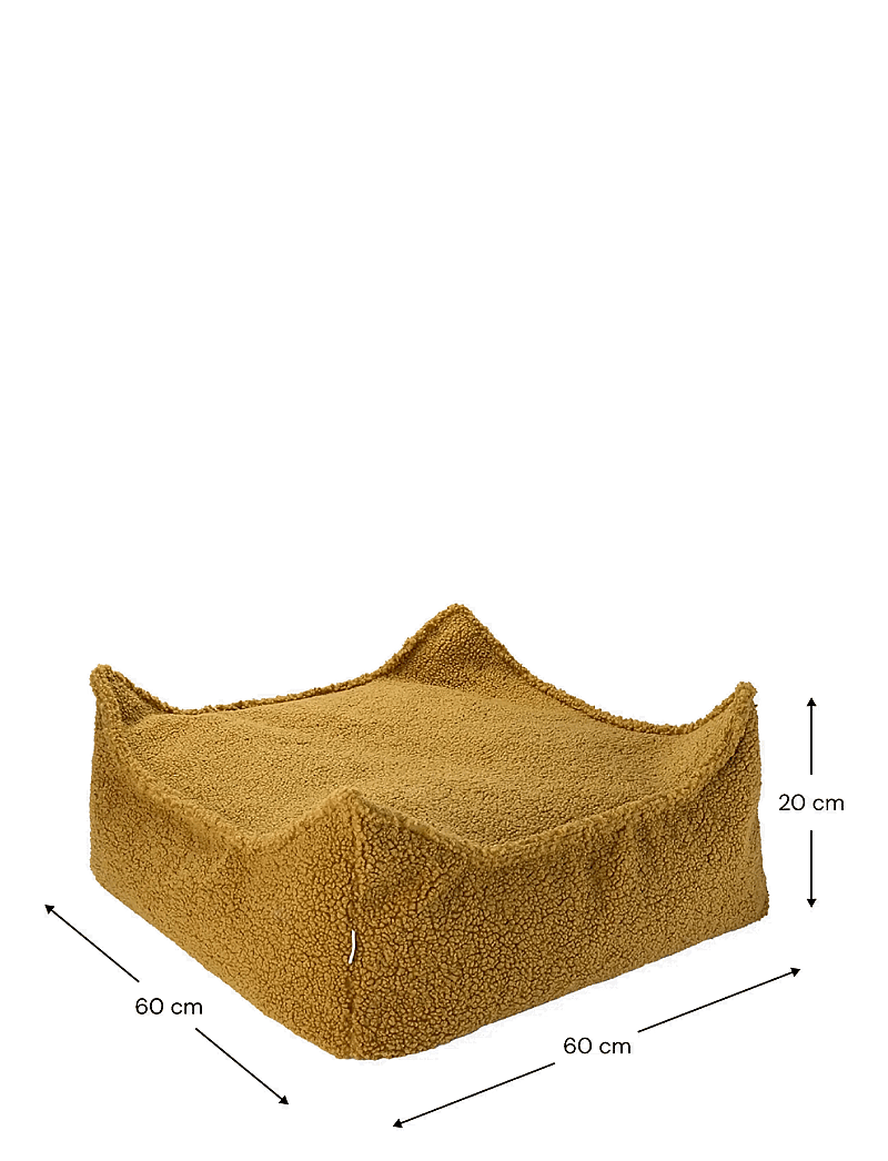Wigiwama - Square Ottoman teddy - puhvetid ja tugitoolid - maple - 2