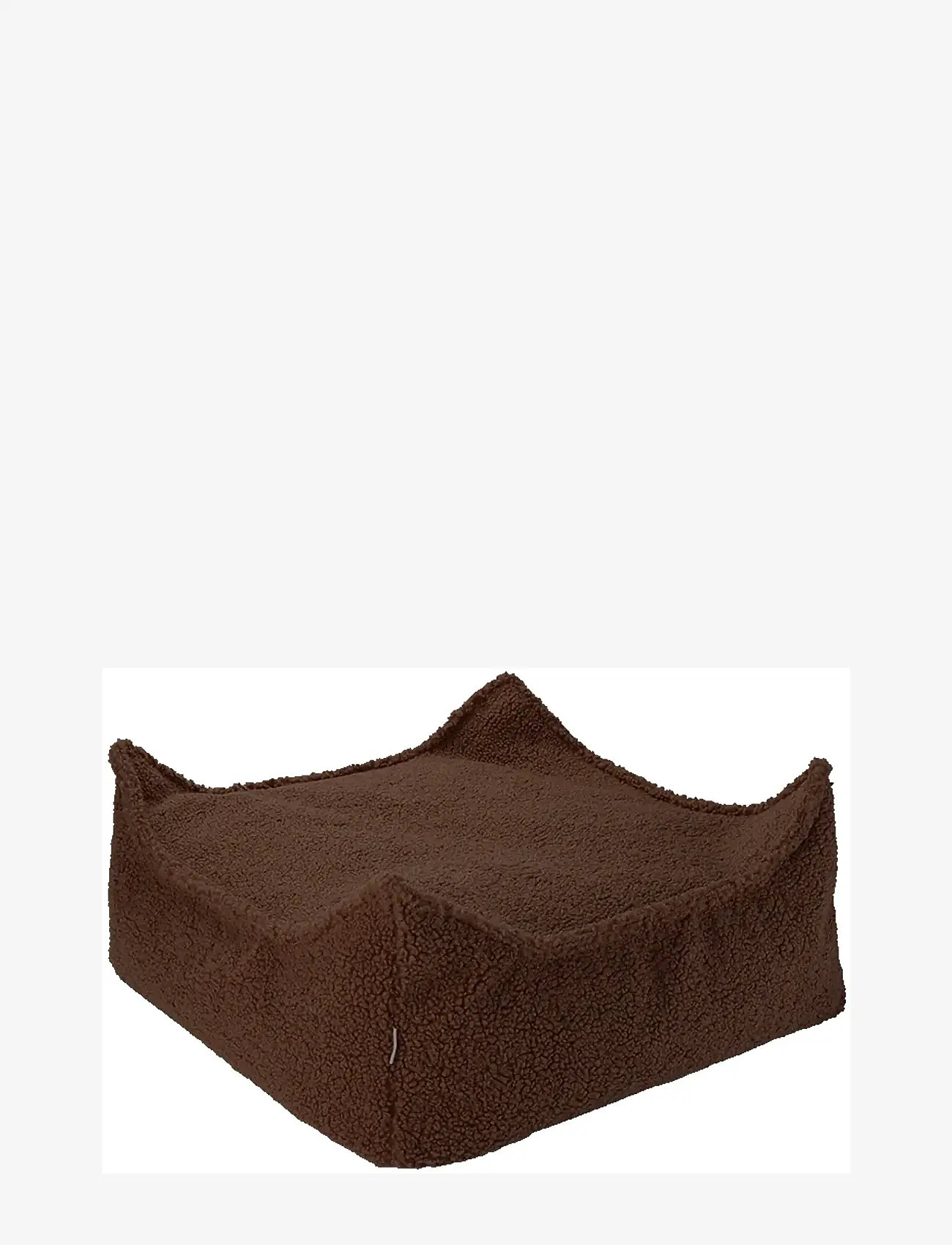 Wigiwama - Square Ottoman teddy - puhvetid ja tugitoolid - warm hazel - 1
