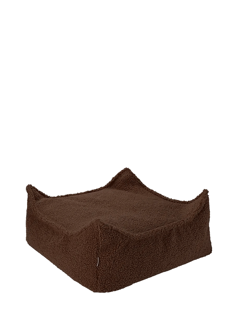 Wigiwama - Square Ottoman teddy - puhvetid ja tugitoolid - warm hazel - 1