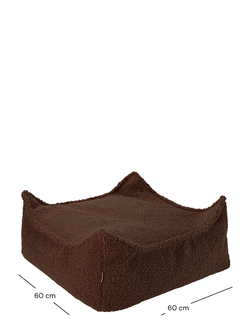 Wigiwama - Square Ottoman teddy - puhvetid ja tugitoolid - warm hazel - 2