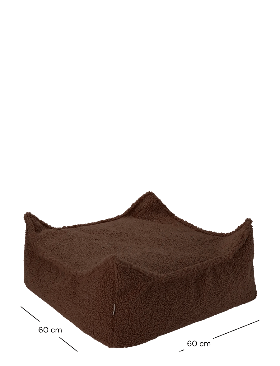 Wigiwama - Square Ottoman teddy - poufs & lehnstühle - warm hazel - 2