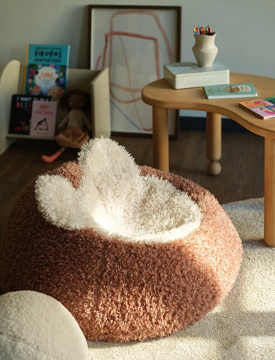 Wigiwama - Beanbag Yeti - poufs & lehnstühle - blush - 5