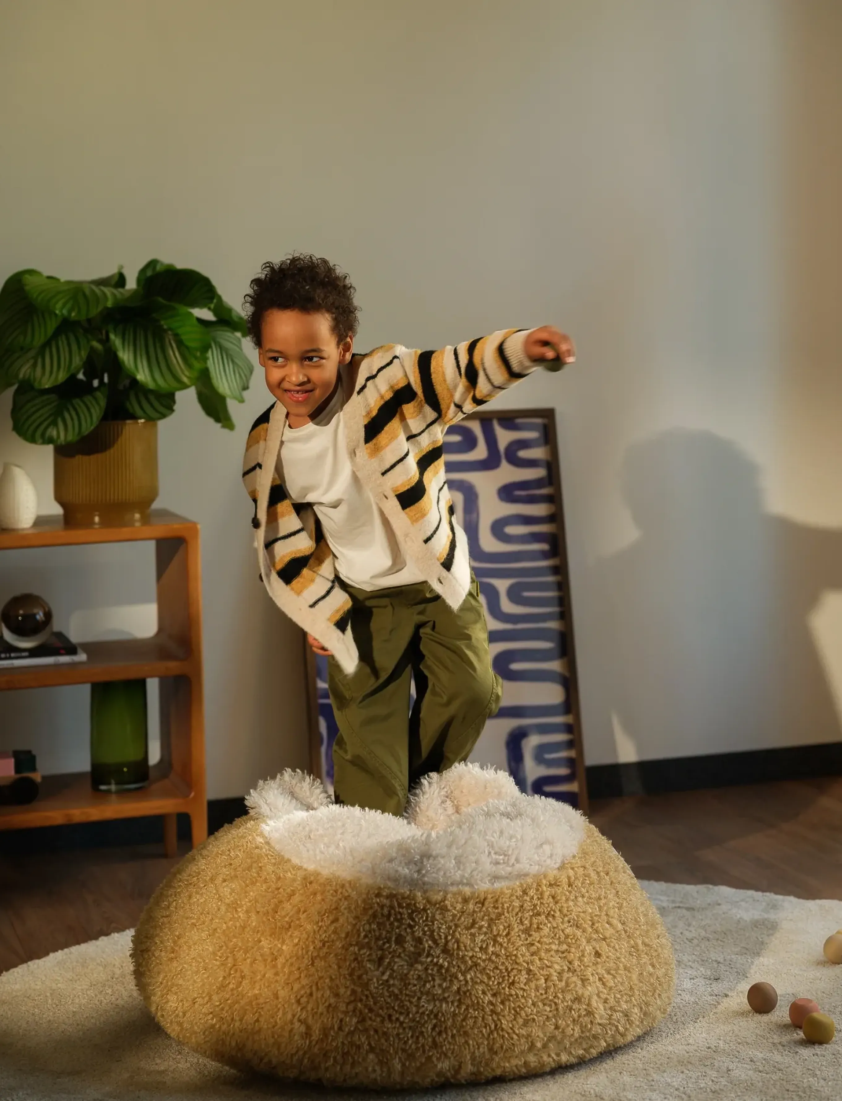 Wigiwama - Beanbag Yeti - poufit ja nojatuolit - honey - 5