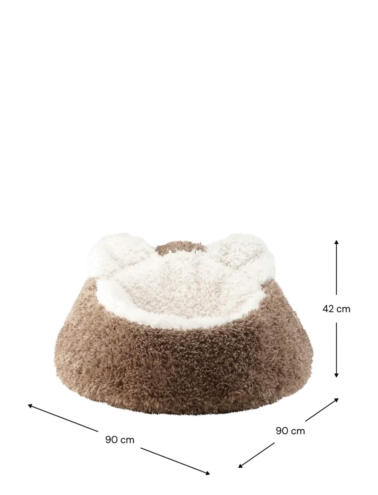 Wigiwama - Beanbag Yeti - poufs & lehnstühle - truffle - 2