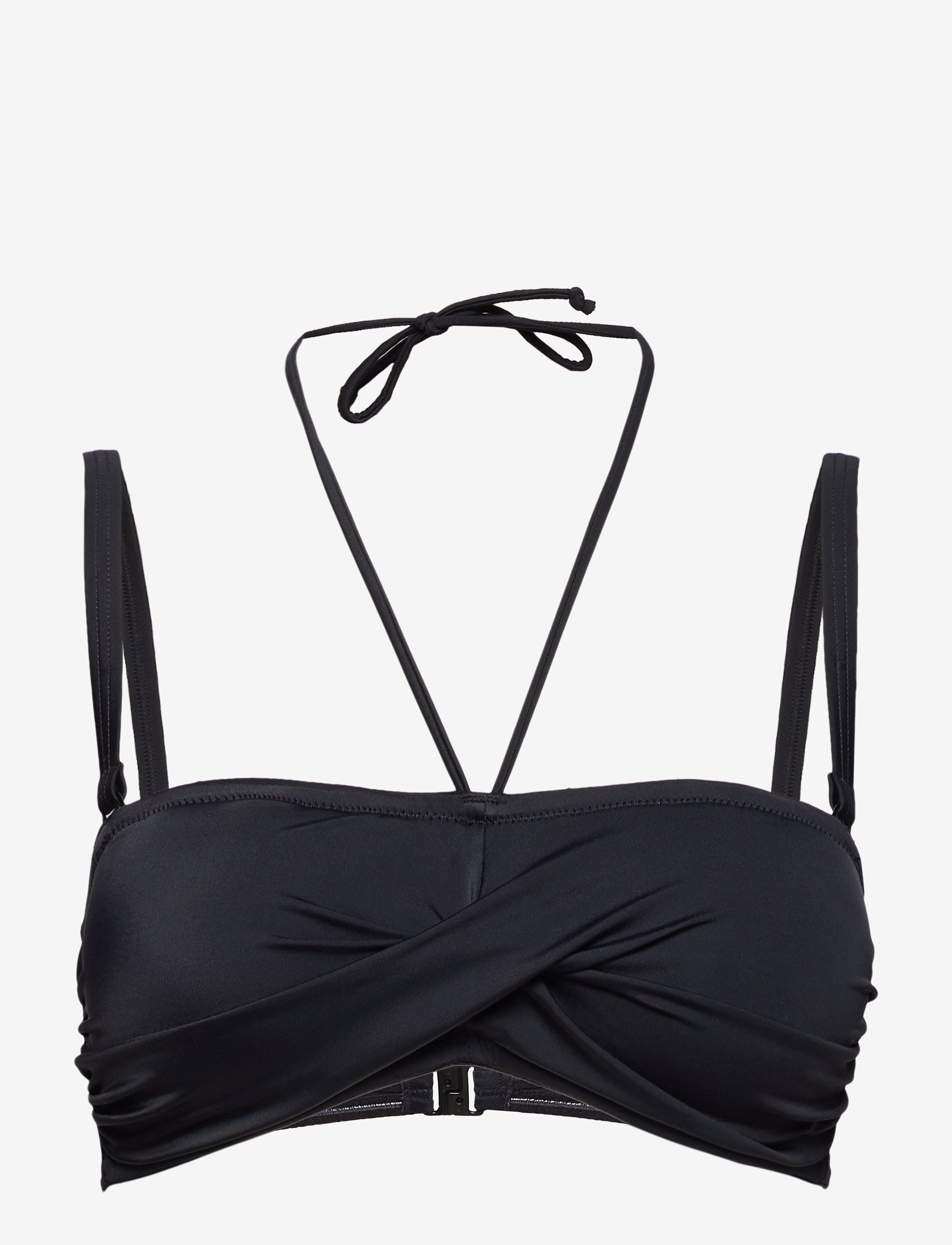 Bandeau bikini top - BLACK