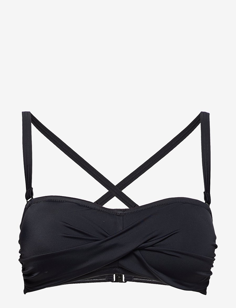 Wiki - Bandeau bikini top - bandeau-bikinis - black - 2