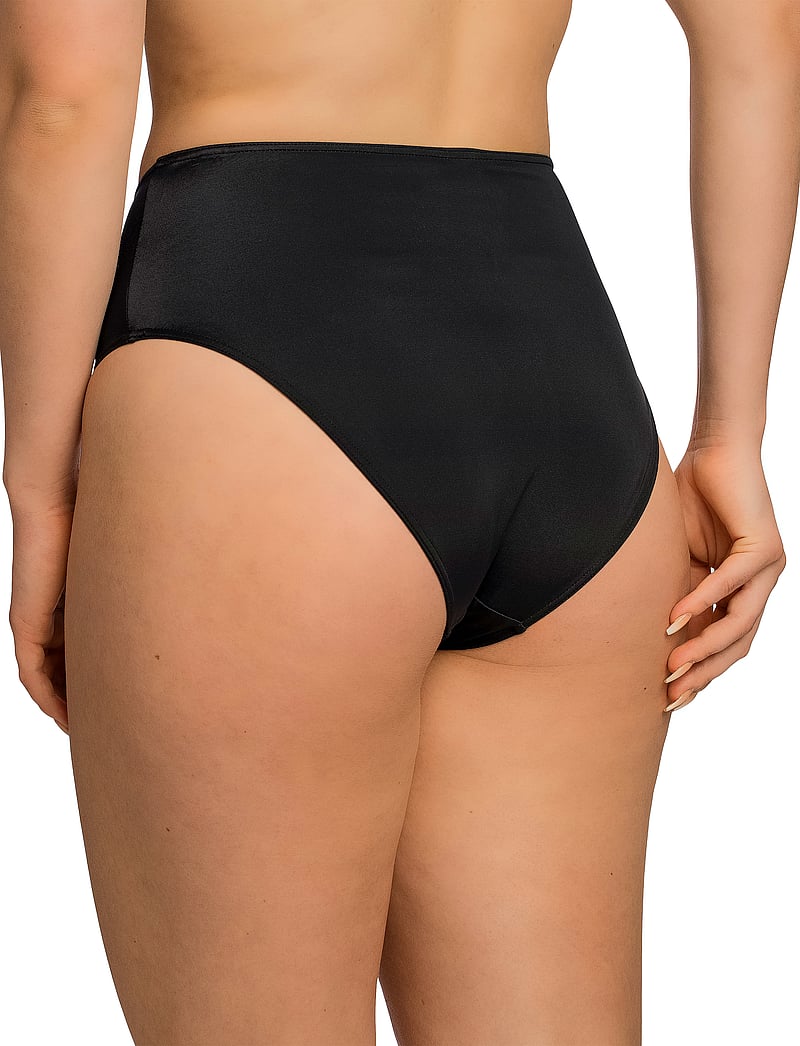 Wiki - Swim Tai High Waist - bikinihosen mit hoher taille - black - 5