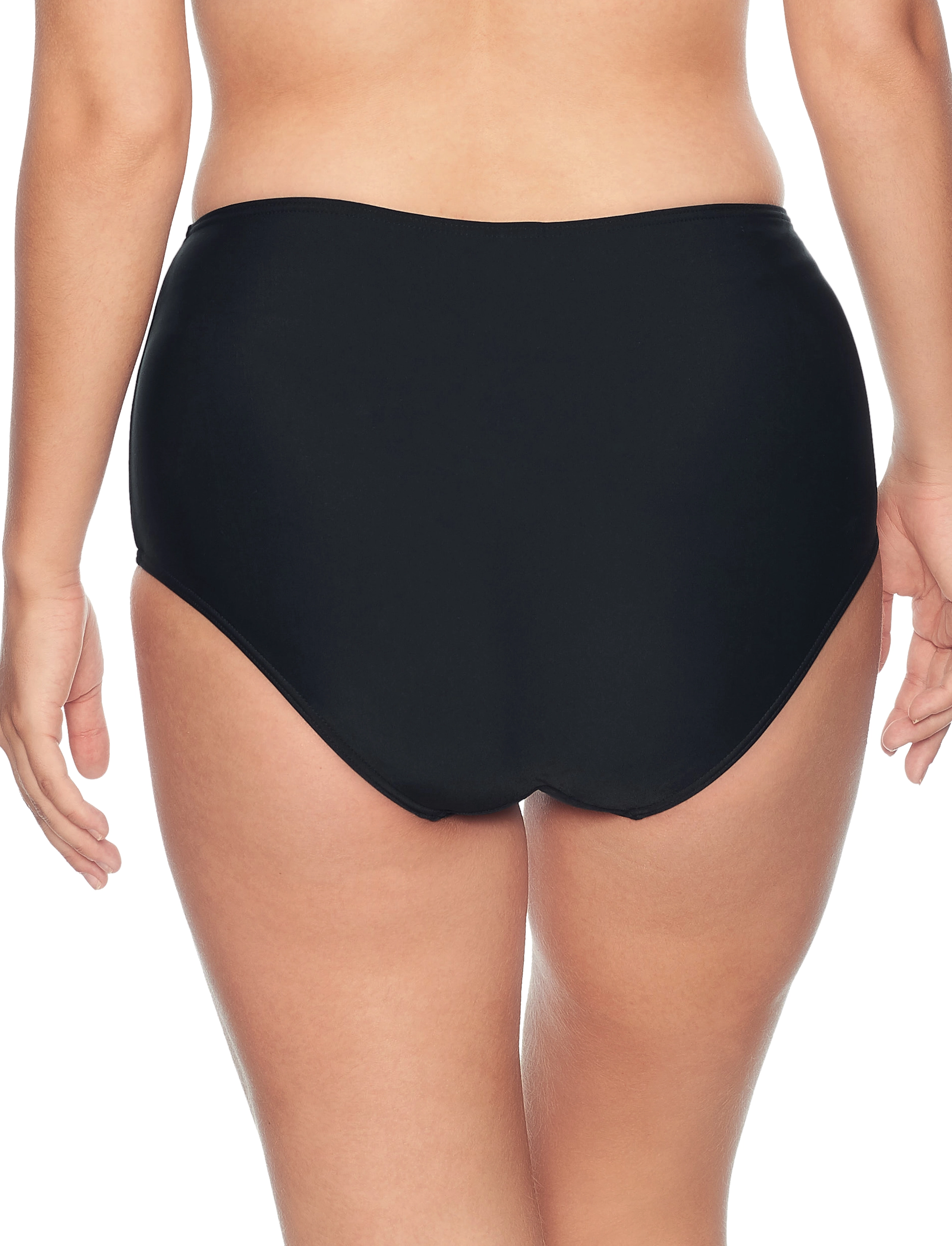 Wiki - Swim Maxi brief - højtaljede bikiniunderdele - black - 3