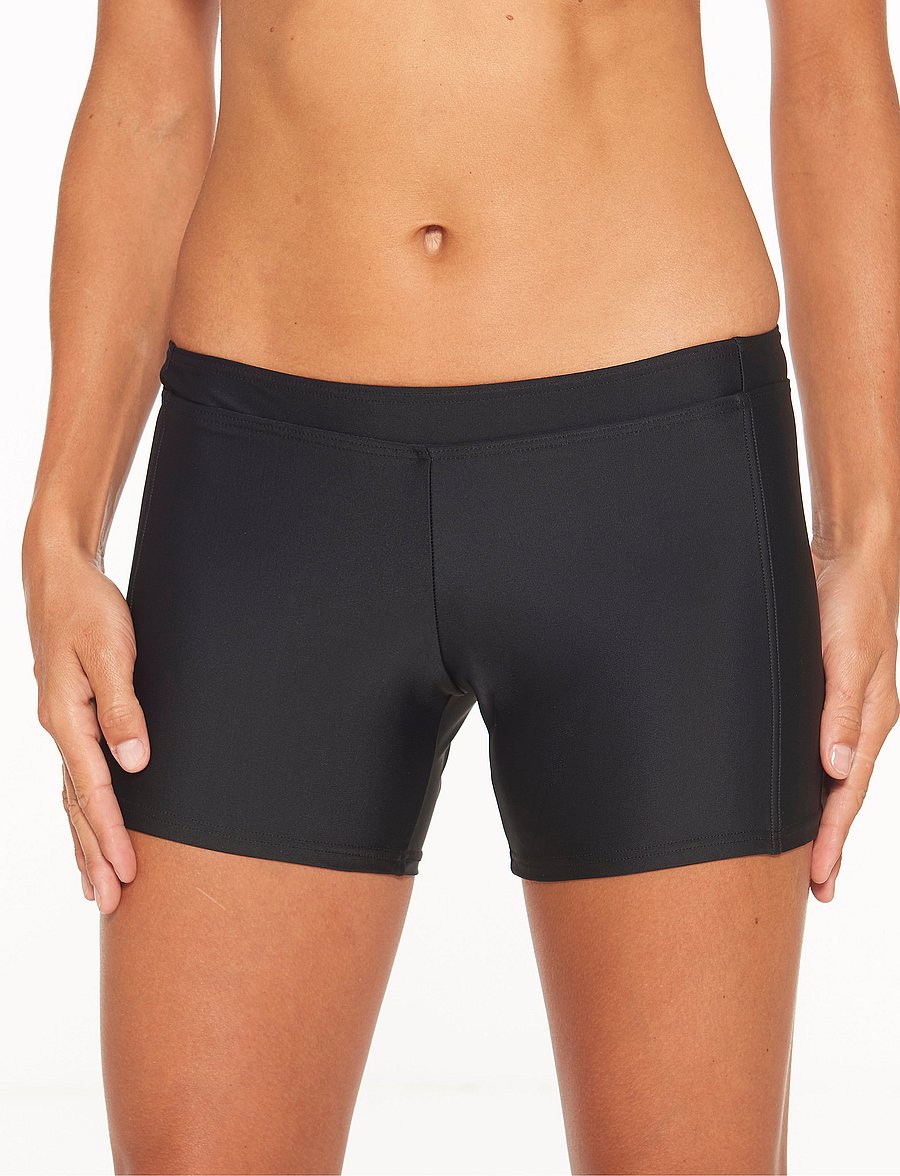 Wiki - Swim Panty with leg - bikini-slips - black - 0