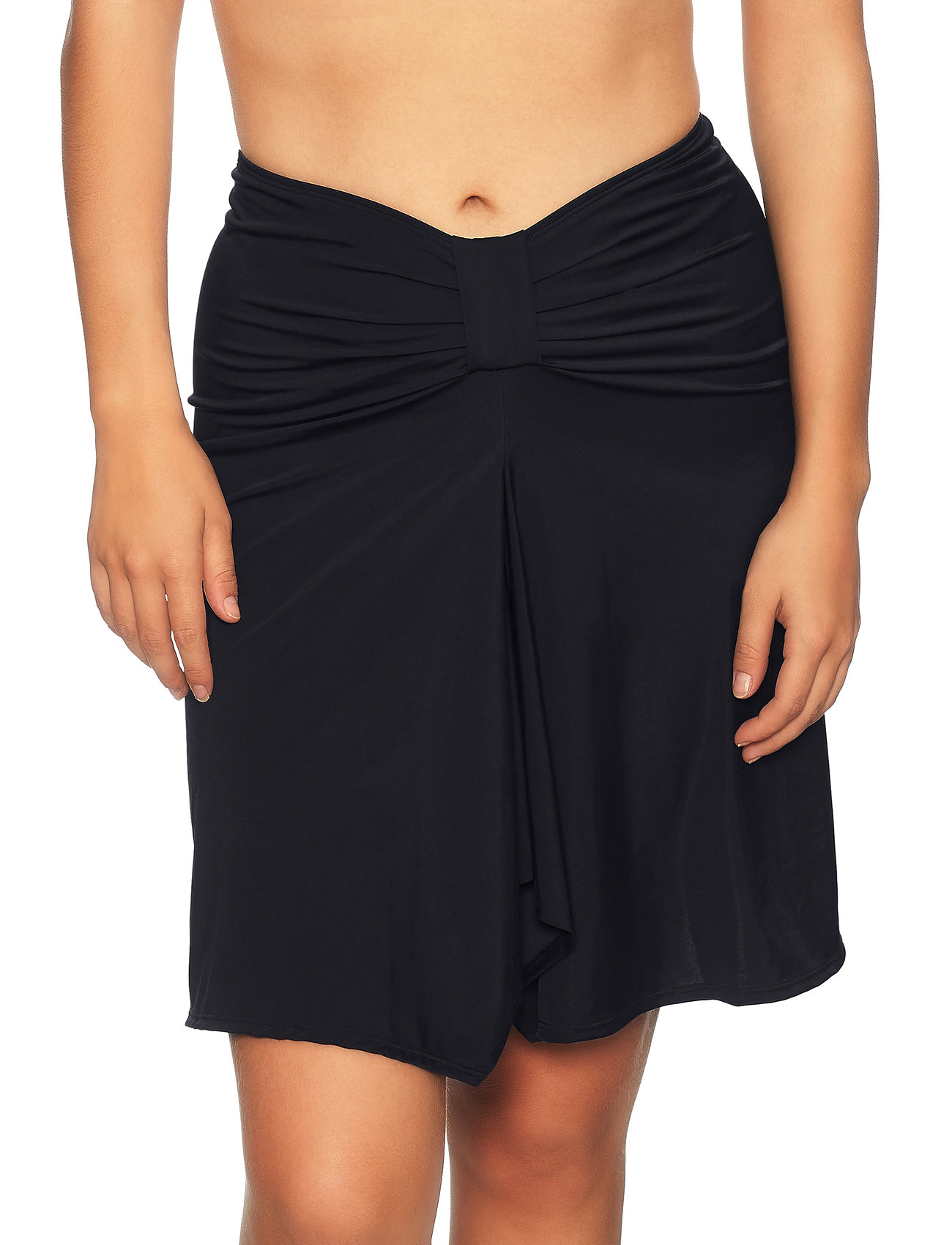 Wiki - Swim Skirt & Top (2-in-1) - højtaljede bikinitrusser - black - 0