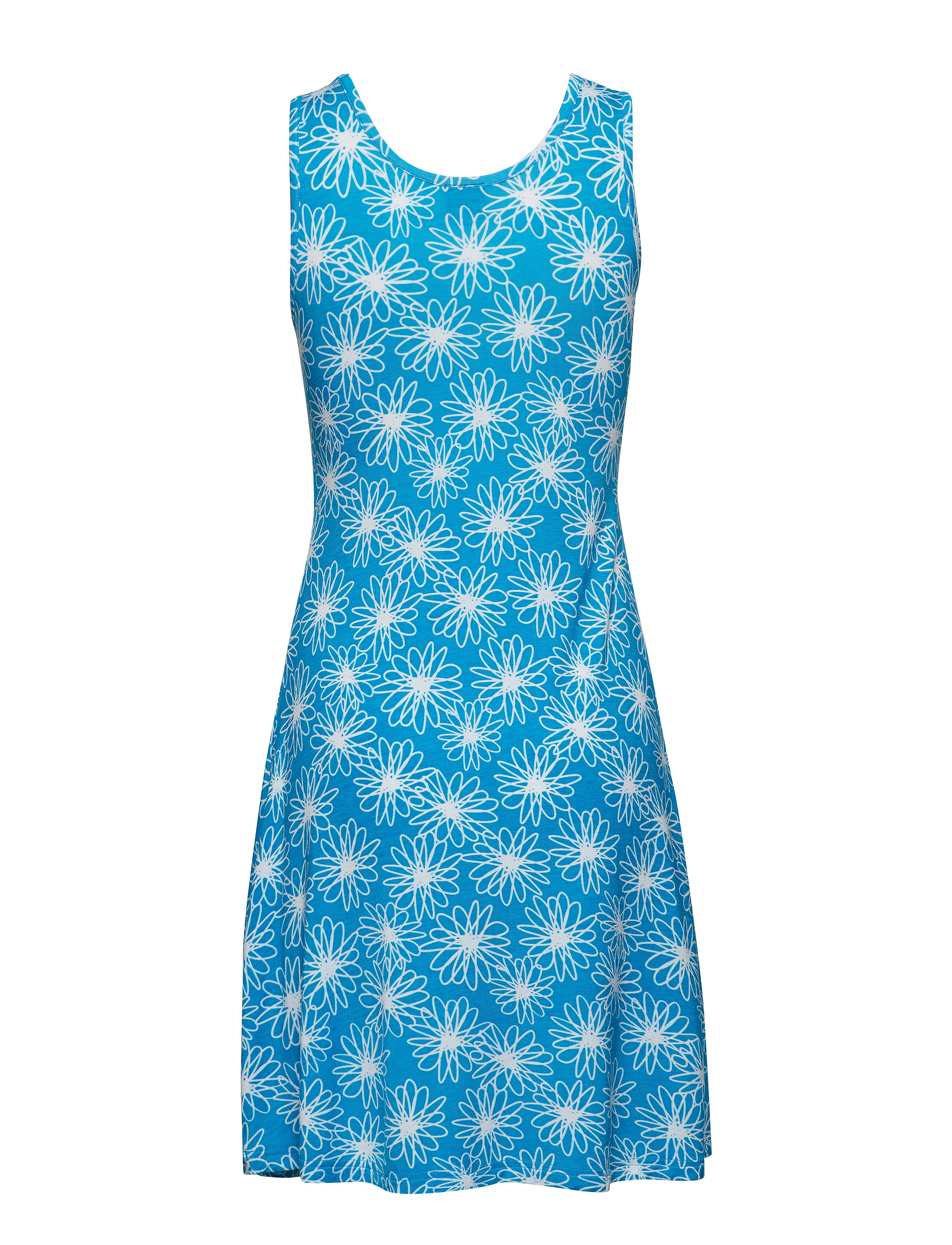 Wiki - Bamboo beach dress - floral pool - 1
