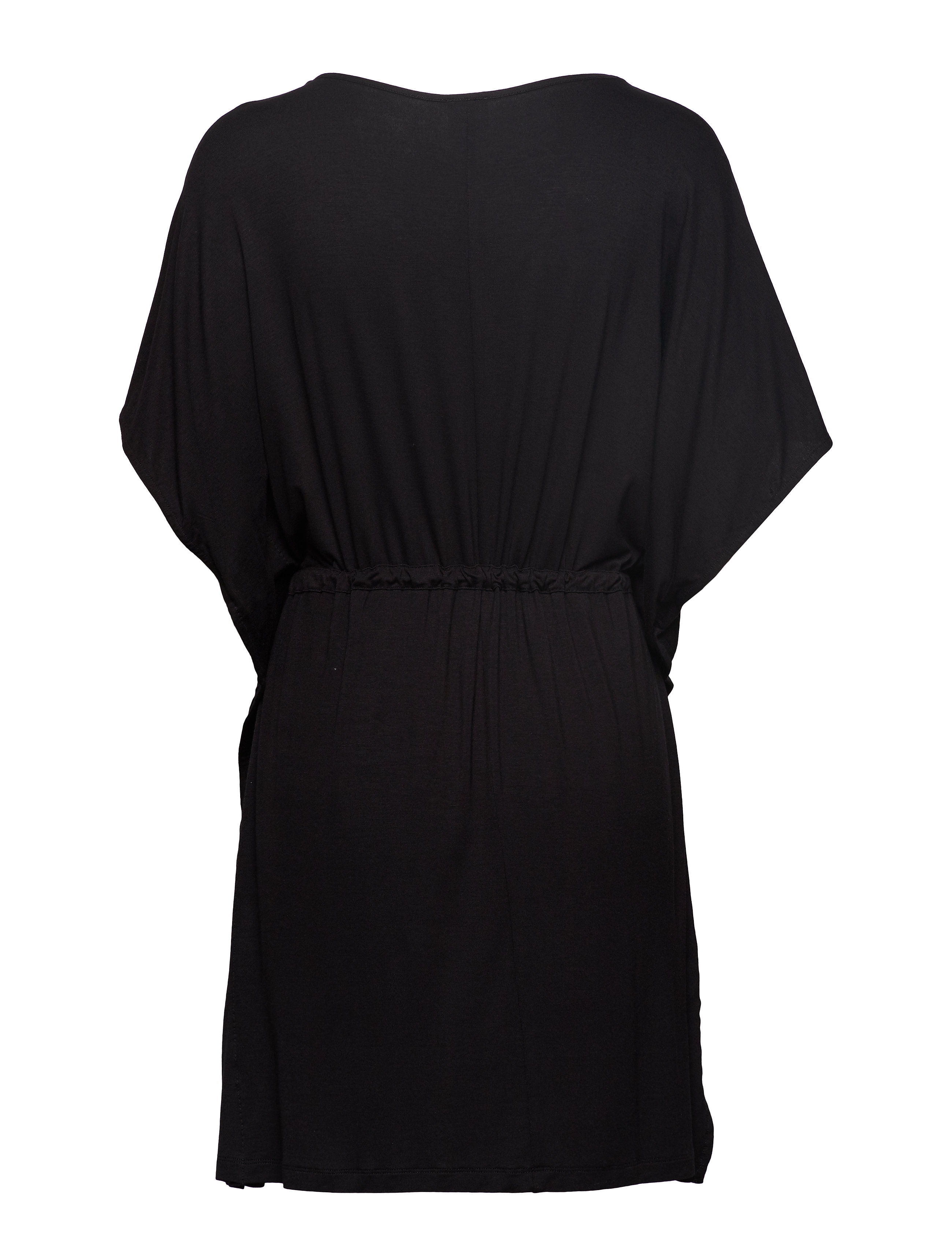 Wiki - Bamboo beach poncho - black - 1